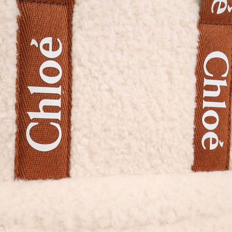 Chloe Girls Cream Faux Fur Rucksack Chloe Girls Cream Faux Fur Rucksack