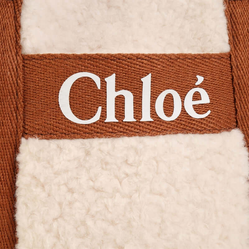 Chloe Girls Cream Faux Fur Shoulder Bag Chloe Girls Cream Faux Fur Shoulder Bag