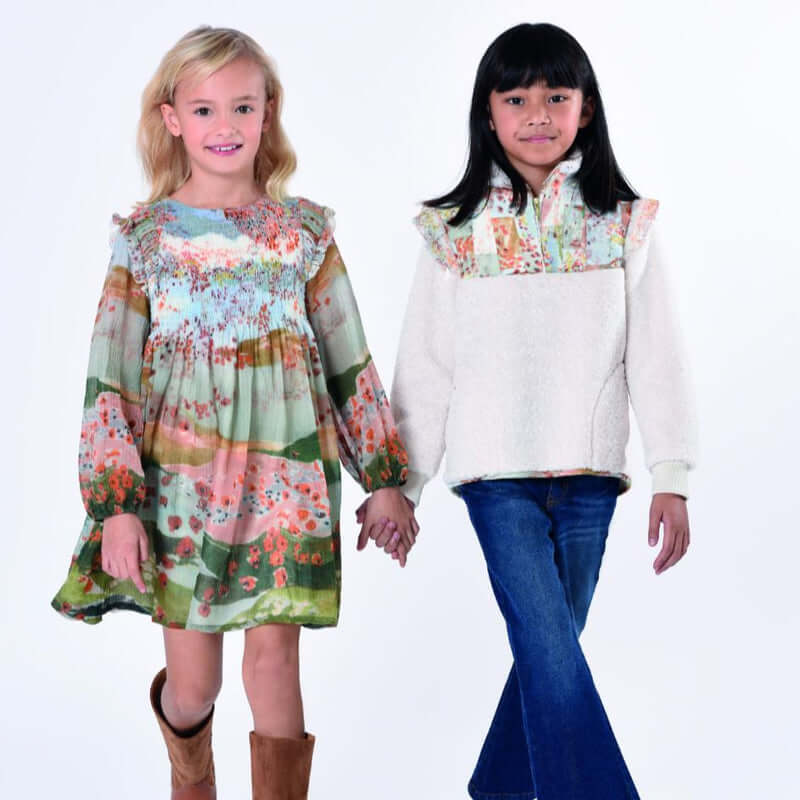Chloe Girls Cream Fleece Sweatshirt Chloe Girls Cream Fleece Sweatshirt
