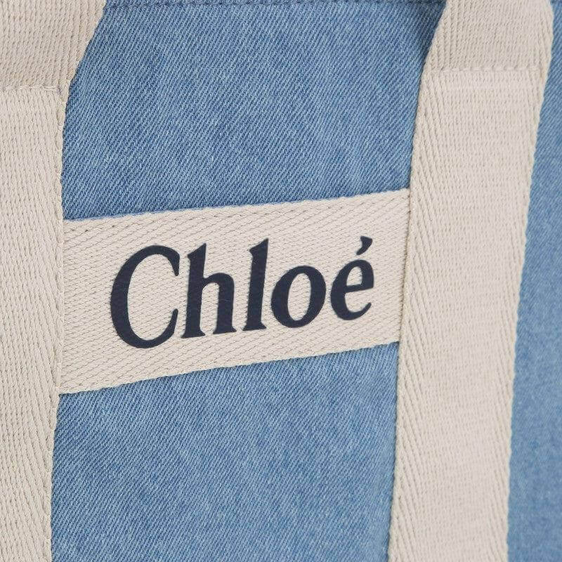 Chloe Girls Denim Logo Shoulder Bag Chloe Girls Denim Logo Shoulder Bag