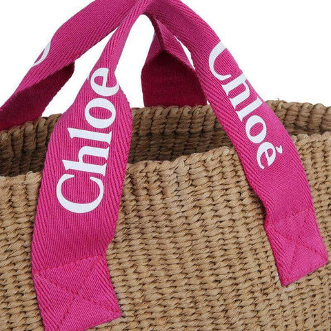 Chloe Girls Fuscia Pink Chloe Basket Bag Chloe Girls Fuscia Pink Chloe Basket Bag