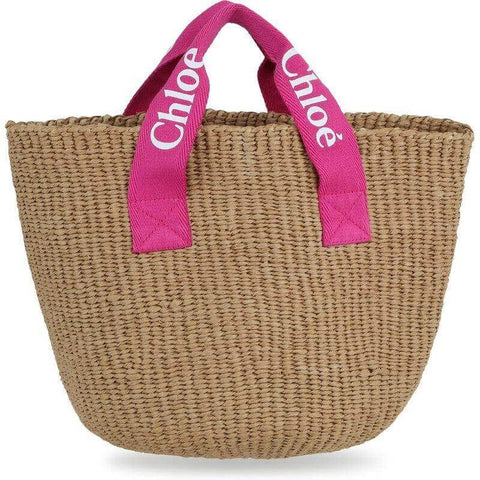 Chloe Girls Fuscia Pink Chloe Basket Bag Chloe Girls Fuscia Pink Chloe Basket Bag