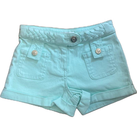Chloe Girls Green Denim Shorts Chloe Girls Green Denim Shorts