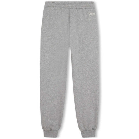 Chloe Girls Grey organic fleece Jogging Bottoms Chloe Girls Grey organic fleece Jogging Bottoms