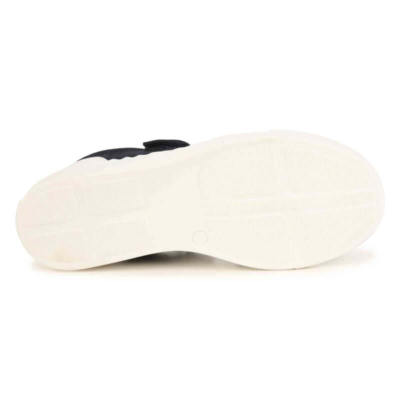 Chloe Girls Navy & Beige Velcro Trainers Chloe Girls Navy & Beige Velcro Trainers