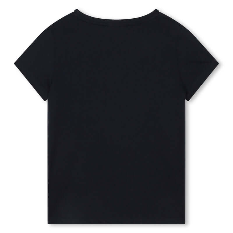 Chloe Girls Navy Organic Logo Short Sleeves T-Shirt Chloe Girls Navy Organic Logo Short Sleeves T-Shirt