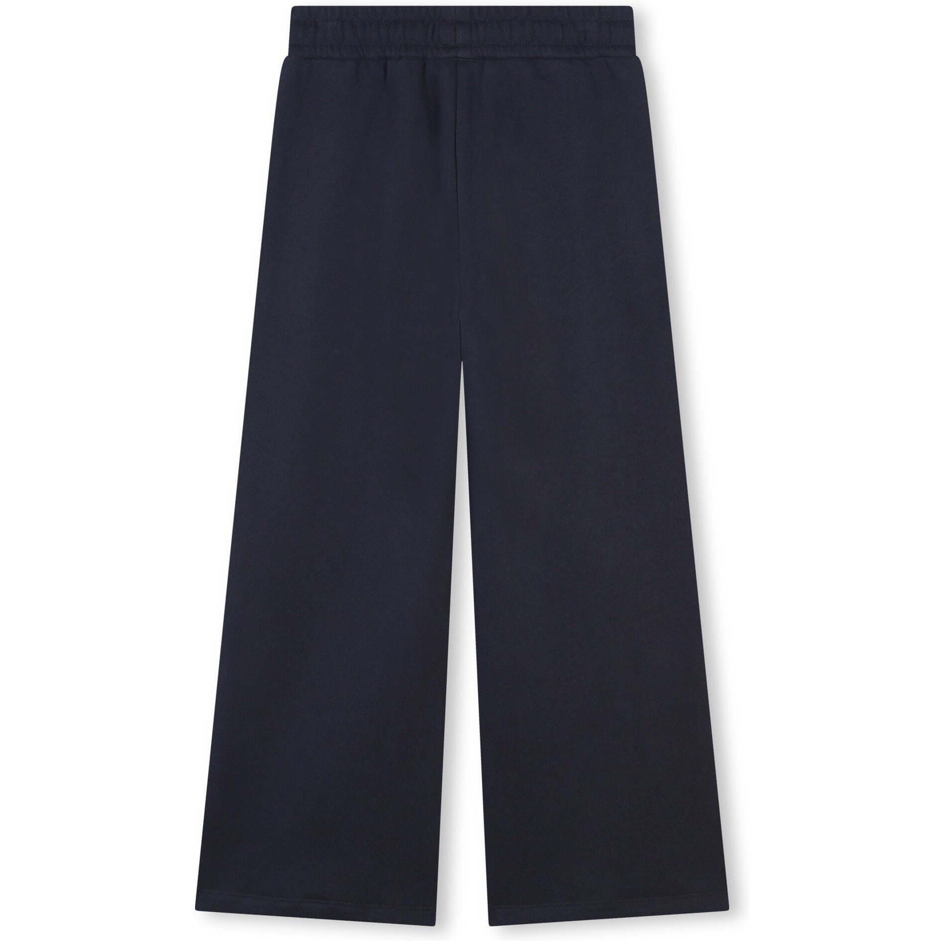 Chloe Girls Organic Navy Flare Trousers Chloe Girls Organic Navy Flare Trousers
