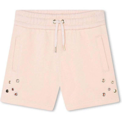 Chloe Girls Peach Eyelet Shorts Chloe Girls Peach Eyelet Shorts