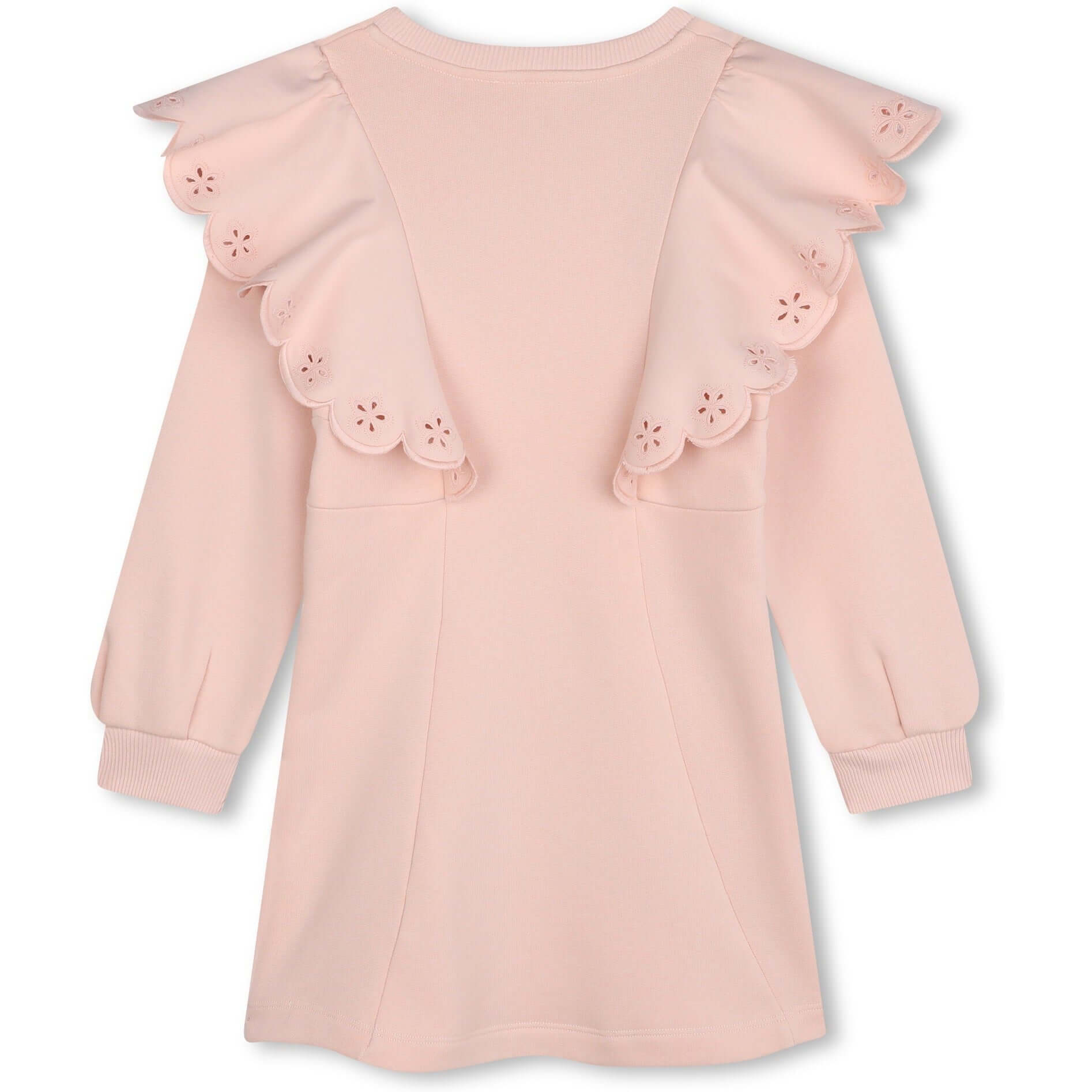 Chloe Girls Peach Frill Dress Chloe Girls Peach Frill Dress