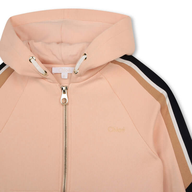 Chloe Girls Peach Organic Tracksuit Chloe Girls Peach Organic Tracksuit