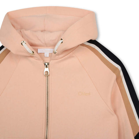 Chloe Girls Peach Organic Tracksuit Chloe Girls Peach Organic Tracksuit