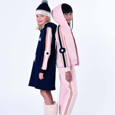 Chloe Girls Peach Organic Tracksuit Chloe Girls Peach Organic Tracksuit