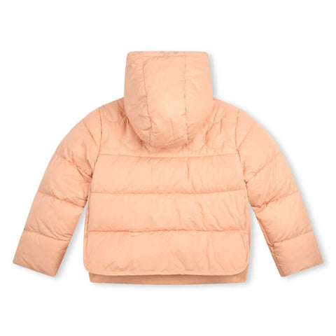 Chloe Girls Peach Quilted Puffer Jacket Chloe Girls Peach Quilted Puffer Jacket
