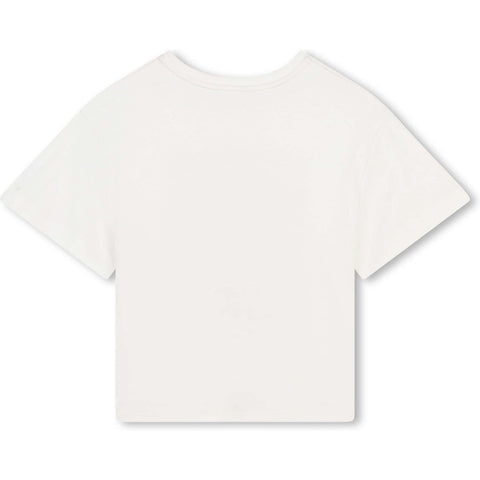 Chloe Girls White Short Sleeve T-shirt Chloe Girls White Short Sleeve T-shirt