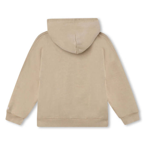DKNY Boys Beige Hooded Sweatshirt DKNY Boys Beige Hooded Sweatshirt