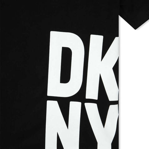 DKNY Boys Black Short Sleeve Tee-Shirt DKNY Boys Black Short Sleeve Tee-Shirt