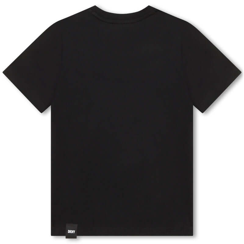 DKNY Boys Black Short Sleeves T-Shirt DKNY Boys Black Short Sleeves T-Shirt