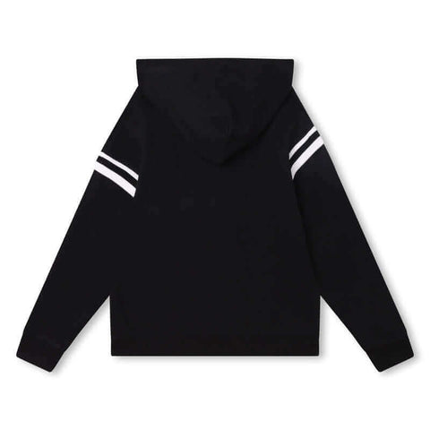 DKNY Boys Black & White Logo Hoodie DKNY Boys Black & White Logo Hoodie