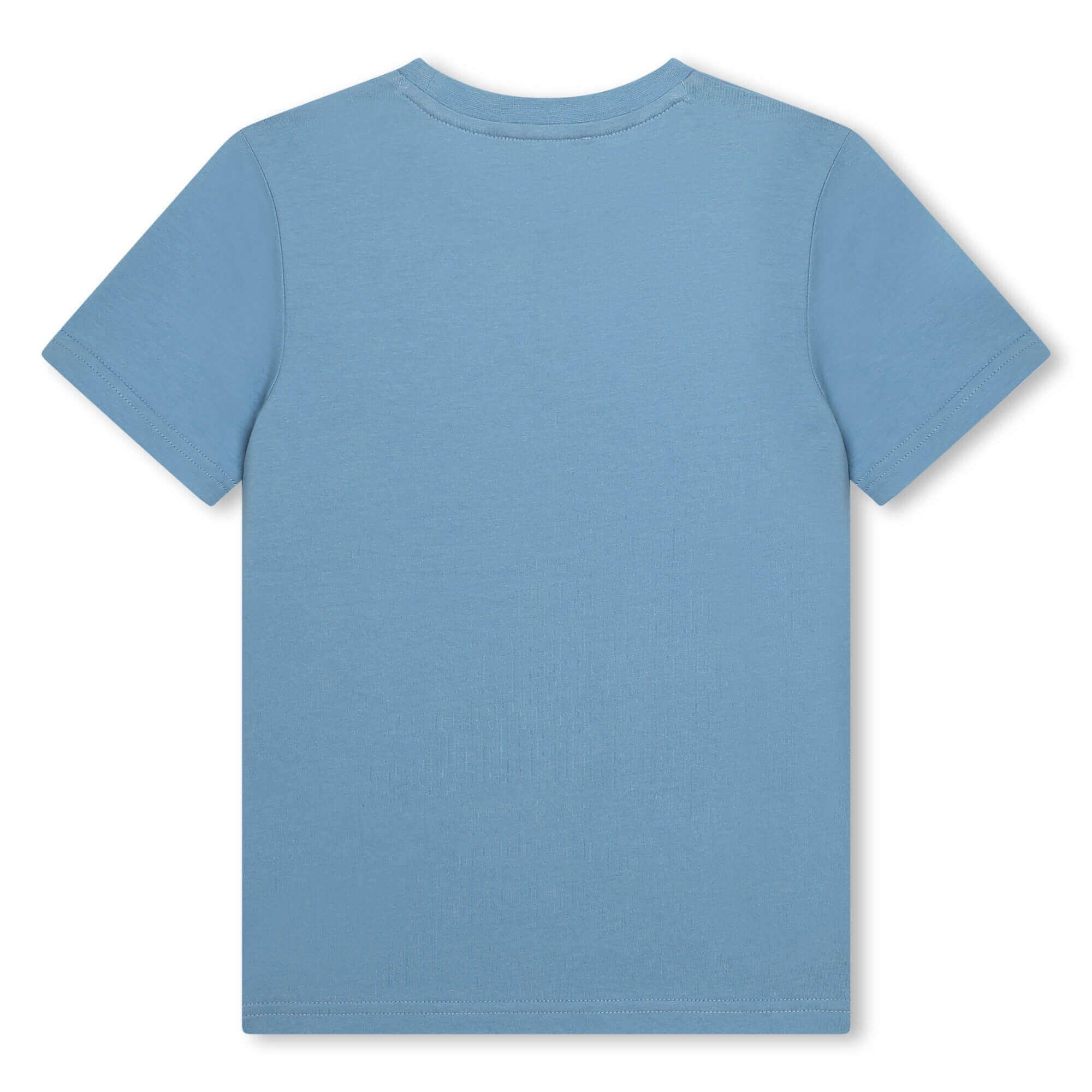DKNY Boys Blue Bold Logo Cotton T-Shirt DKNY Boys Blue Bold Logo Cotton T-Shirt