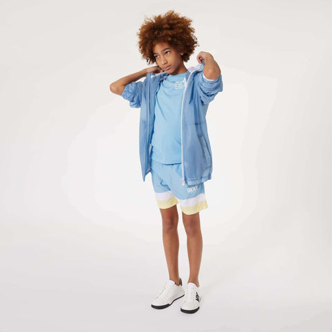 DKNY Boys Blue Zip Up Windbreaker DKNY Boys Blue Zip Up Windbreaker