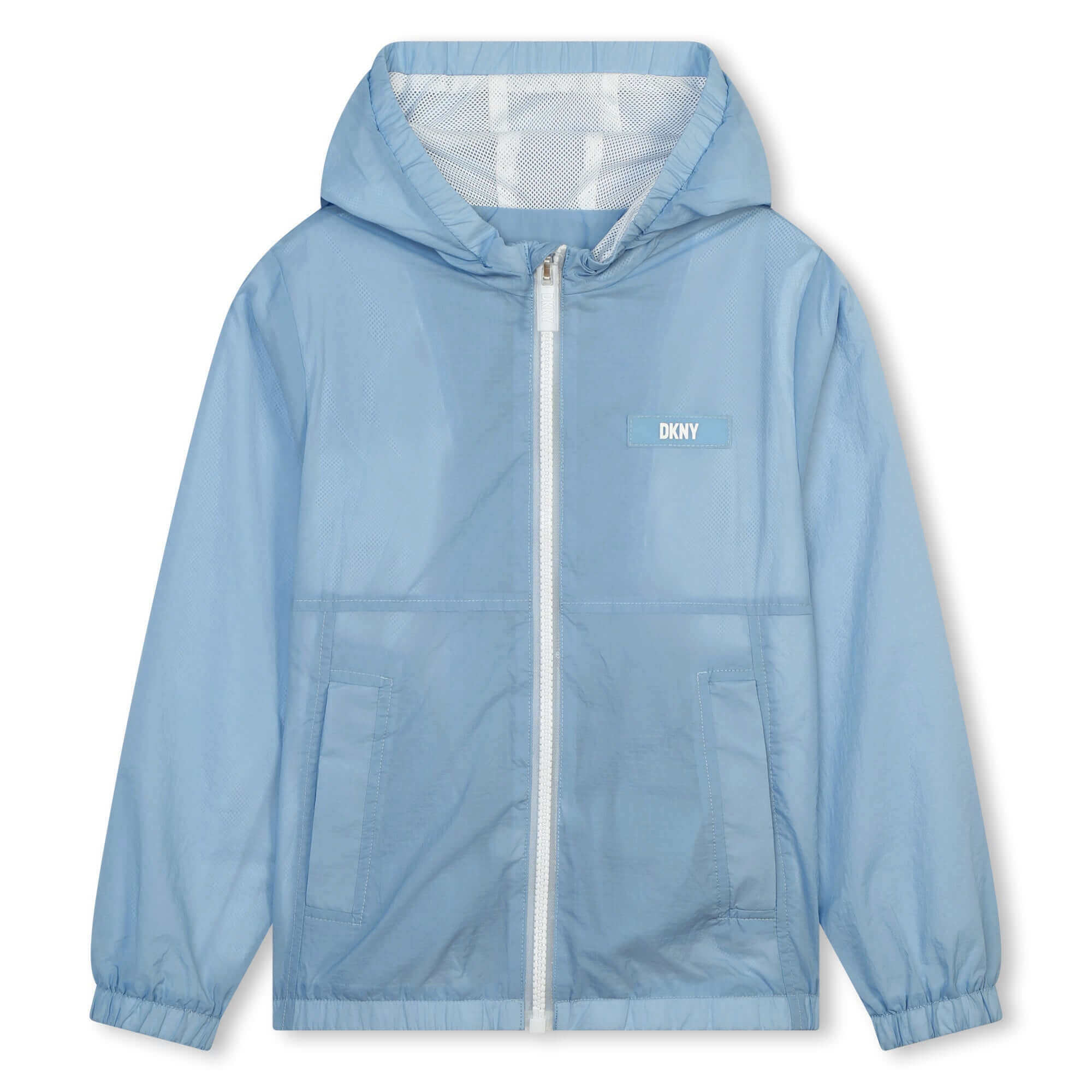 DKNY Boys Blue Zip Up Windbreaker DKNY Boys Blue Zip Up Windbreaker