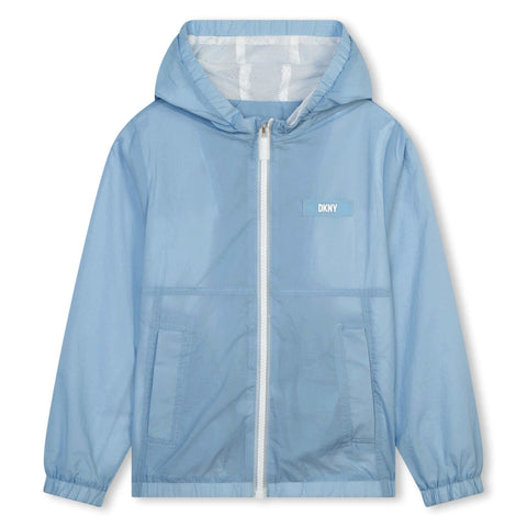 DKNY Boys Blue Zip Up Windbreaker DKNY Boys Blue Zip Up Windbreaker