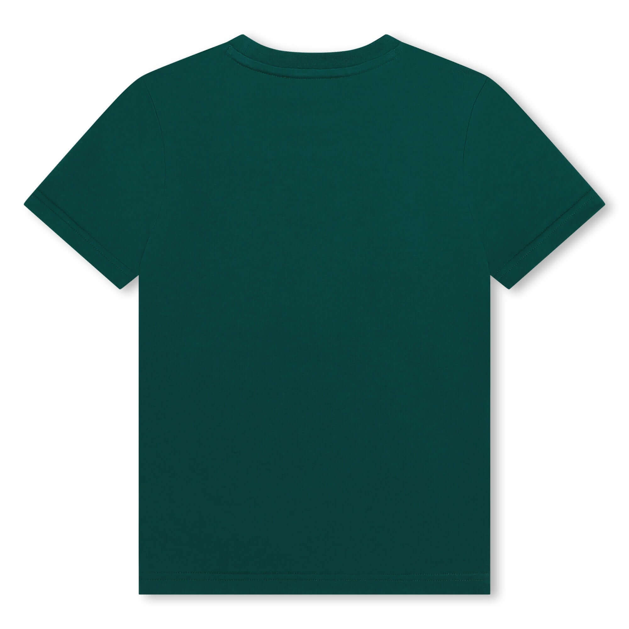 DKNY Boys Green Bold Logo Front T-Shirt DKNY Boys Green Bold Logo Front T-Shirt