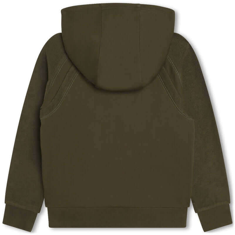 DKNY Boys Khaki Logo Hooded Jacket DKNY Boys Khaki Logo Hooded Jacket