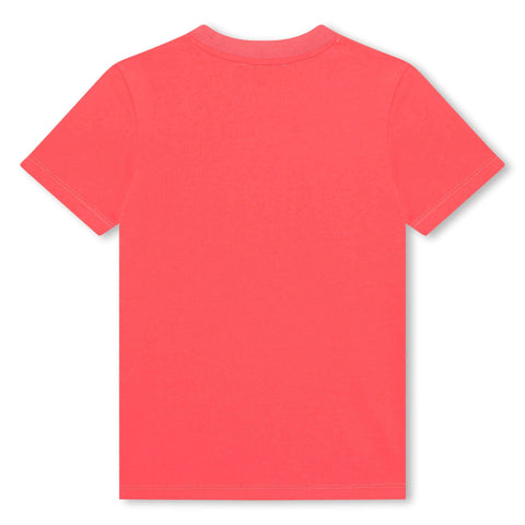 DKNY Boys Orange Logo Front T-Shirt DKNY Boys Orange Logo Front T-Shirt