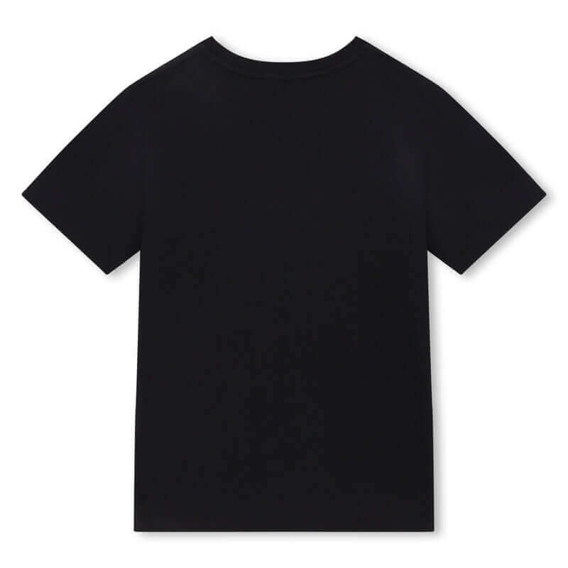 DKNY Boys Organic Black / Blue Logo T-Shirt DKNY Boys Organic Black / Blue Logo T-Shirt