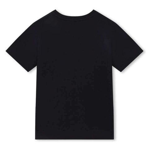 DKNY Boys Organic Black / Blue Logo T-Shirt DKNY Boys Organic Black / Blue Logo T-Shirt