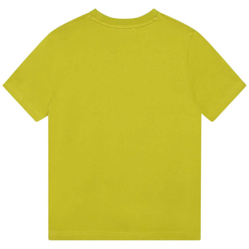 DKNY Boys Organic Yellow Logo T-Shirt DKNY Boys Organic Yellow Logo T-Shirt