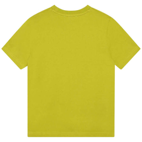DKNY Boys Organic Yellow Logo T-Shirt DKNY Boys Organic Yellow Logo T-Shirt