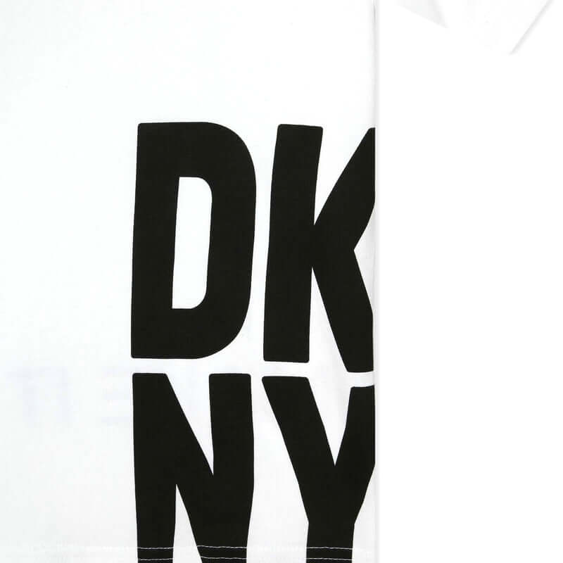 DKNY Boys White Short Sleeve T-Shirt DKNY Boys White Short Sleeve T-Shirt