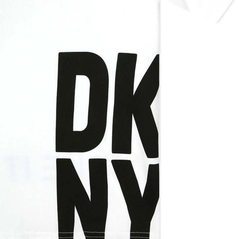 DKNY Boys White Short Sleeve T-Shirt DKNY Boys White Short Sleeve T-Shirt