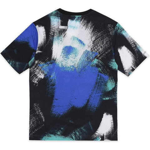Diesel Boys Blue Brush Strokes T-Shirt Diesel Boys Blue Brush Strokes T-Shirt