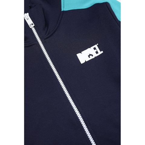 Diesel Boys Blue Stripe Zip Up Track Jacket Diesel Boys Blue Stripe Zip Up Track Jacket