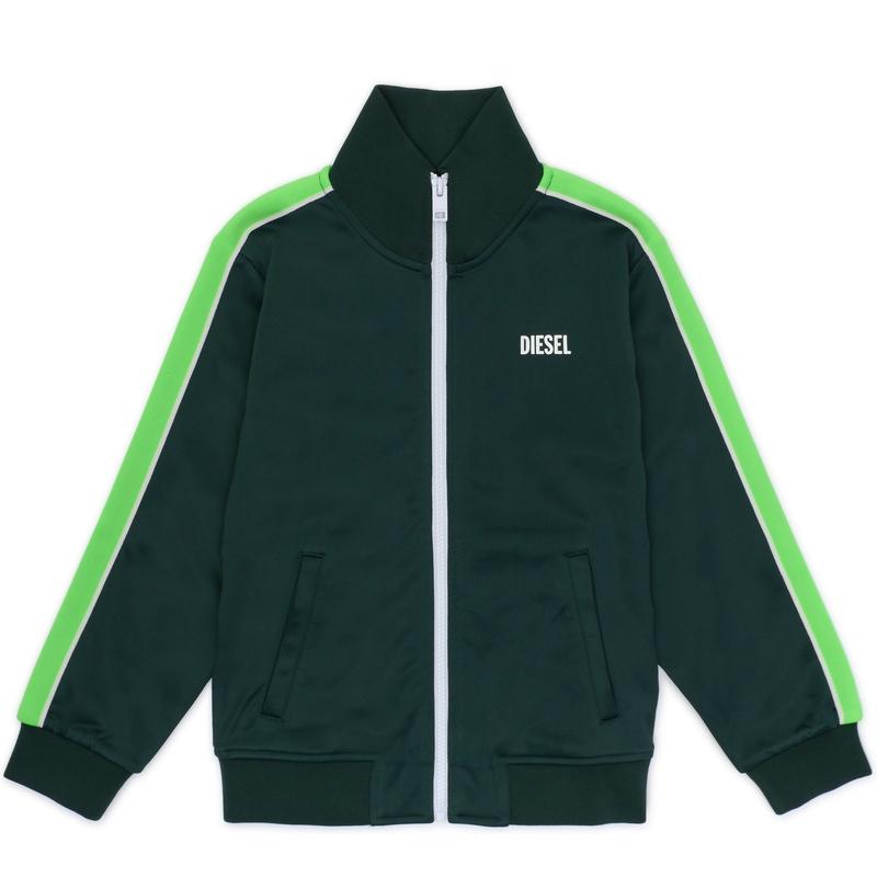Diesel Boys Green Scortess Zip Up Jacket Diesel Boys Green Scortess Zip Up Jacket