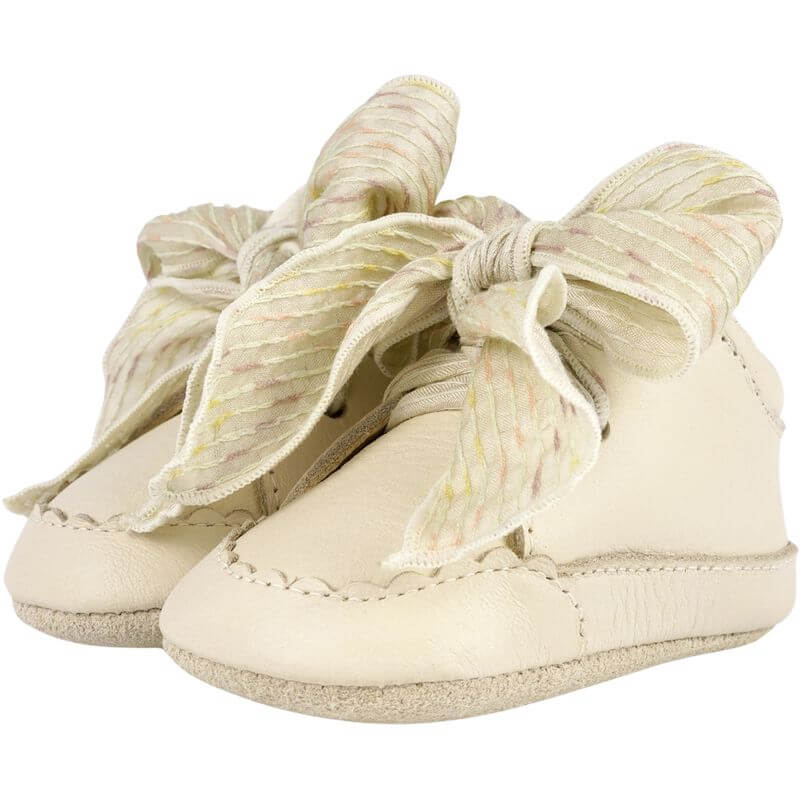 Donsje Baby Lahna Cream Leather Pre Walker Shoes Donsje Baby Lahna Cream Leather Pre Walker Shoes