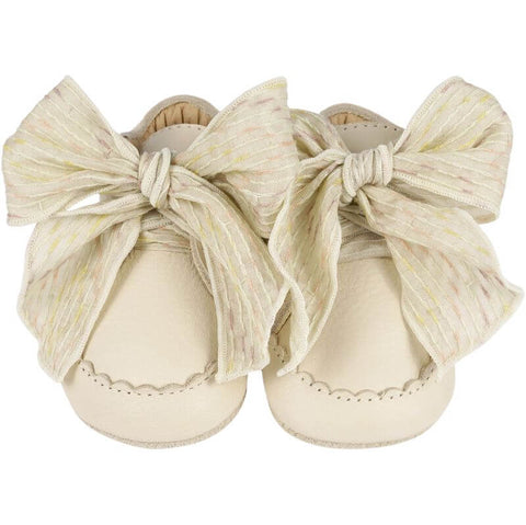 Donsje Baby Lahna Cream Leather Pre Walker Shoes Donsje Baby Lahna Cream Leather Pre Walker Shoes