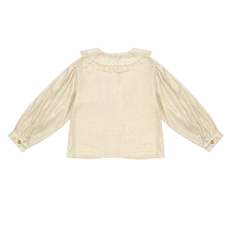 Donsje Girls Cream Suzei Blouse Donsje Girls Cream Suzei Blouse