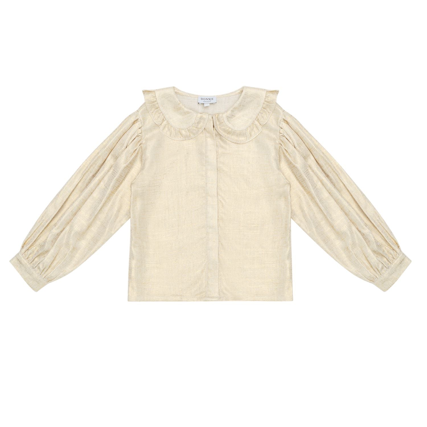 Donsje Girls Cream Suzei Blouse Donsje Girls Cream Suzei Blouse