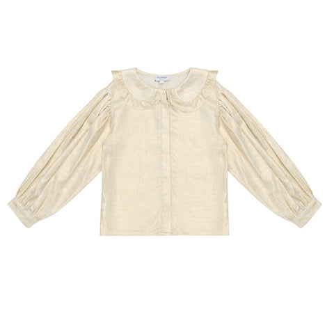 Donsje Girls Cream Suzei Blouse Donsje Girls Cream Suzei Blouse