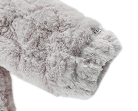 Donsje Girls Grey Faux Fur Mila Jacket Donsje Girls Grey Faux Fur Mila Jacket