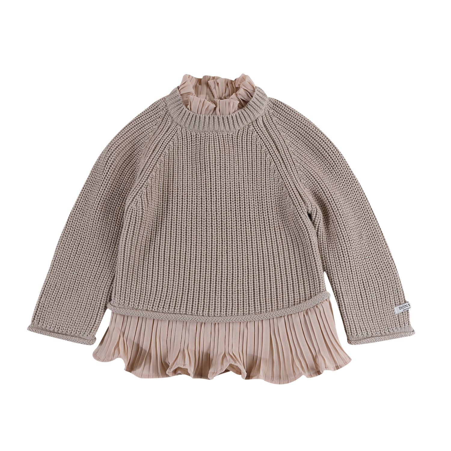 Donsje Girls Pink Knitted Irene Sweater Donsje Girls Pink Knitted Irene Sweater
