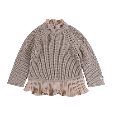 Donsje Girls Pink Knitted Irene Sweater Donsje Girls Pink Knitted Irene Sweater