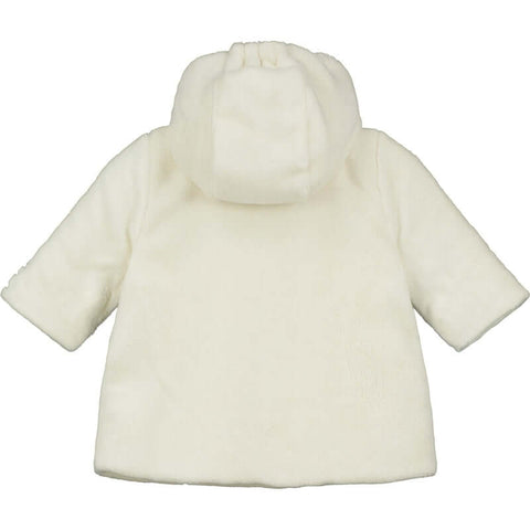 Emile Et Rose Baby Boys Axel Fleece Ivory Jacket with Teddy Emile Et Rose Baby Boys Axel Fleece Ivory Jacket with Teddy