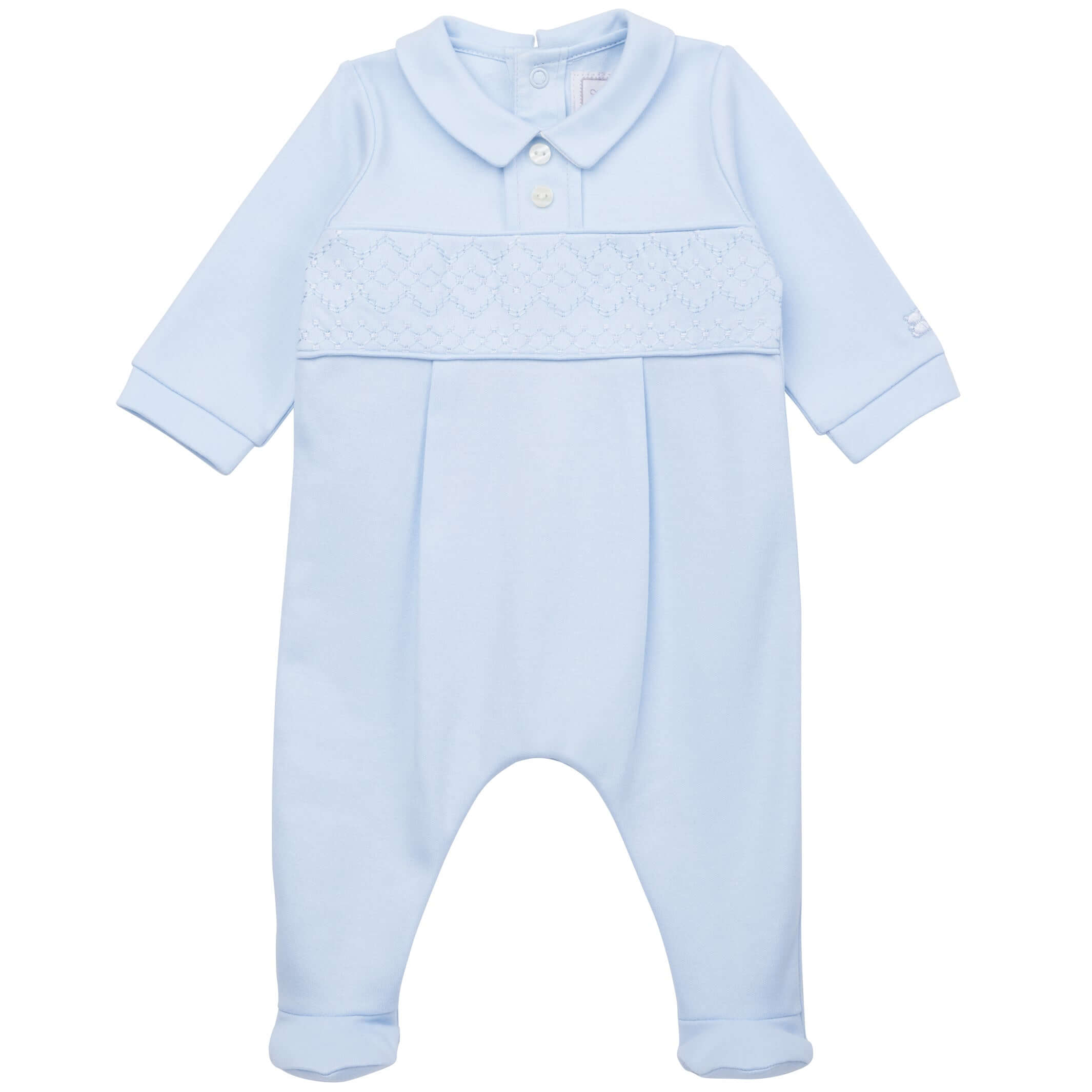 Emile Et Rose Baby Boys Blue Babygrow Emile Et Rose Baby Boys Blue Babygrow