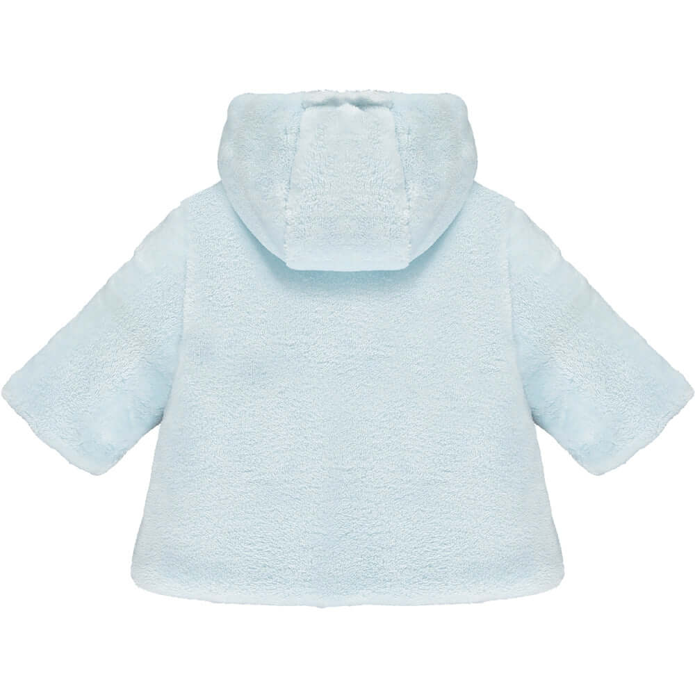 Emile Et Rose Baby Boys Blue Teddy Jacket Emile Et Rose Baby Boys Blue Teddy Jacket