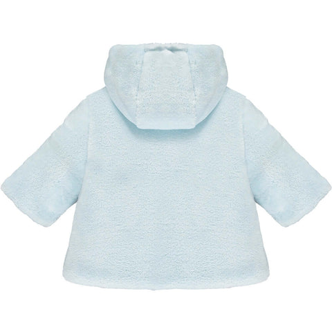 Emile Et Rose Baby Boys Blue Teddy Jacket Emile Et Rose Baby Boys Blue Teddy Jacket